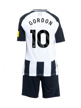 Newcastle United Anthony Gordon #10 Heimtrikotsatz für Kinder 2024-25 Kurzarm (+ Kurze Hosen)